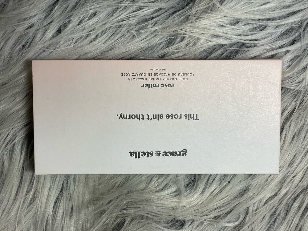 Grace & Stella Rose Quartz Roller NWOT face massager